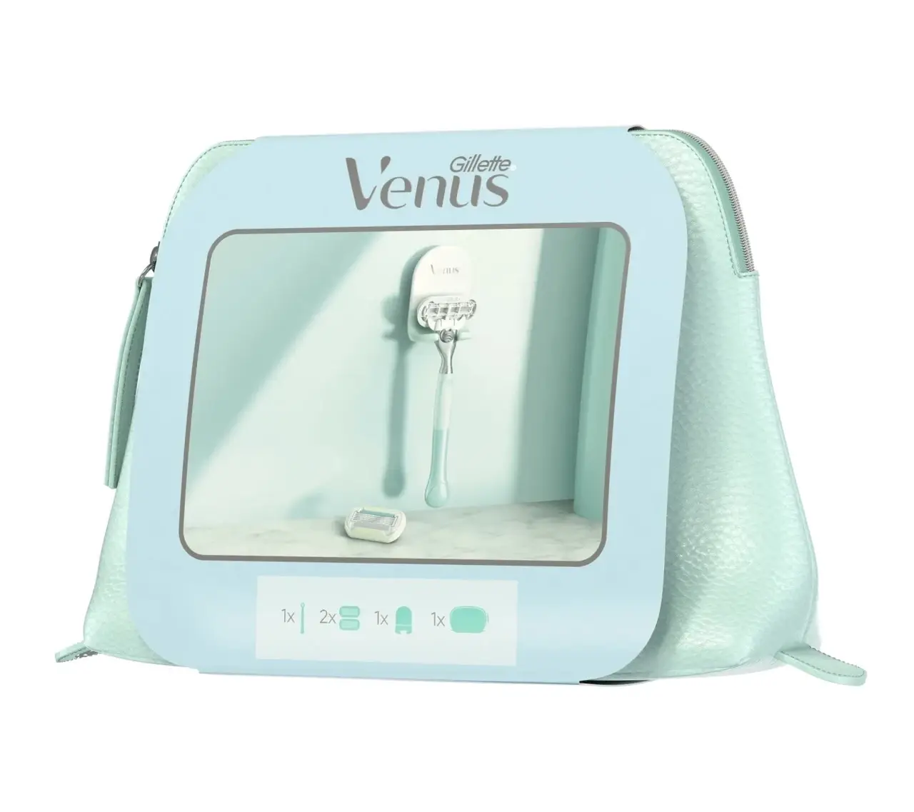 Подарунковий набір Venus Extra Smooth Limited Edition (бритва + 2 змінні картриджі + підставка + косметичка)
