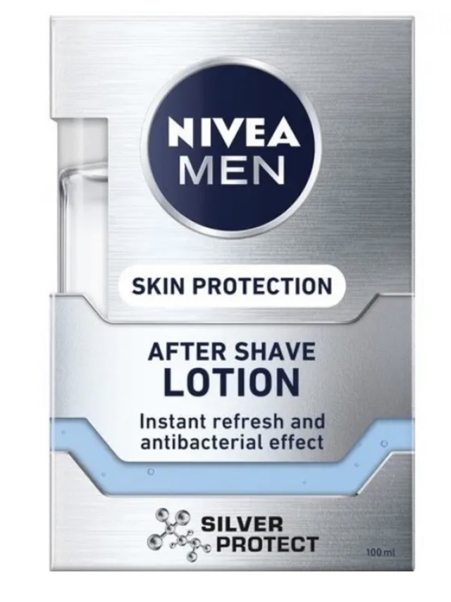 Лосьйон після гоління Nivea Men Срібний захист з іонами срібла і антибактеріальним ефектом, 100 мл