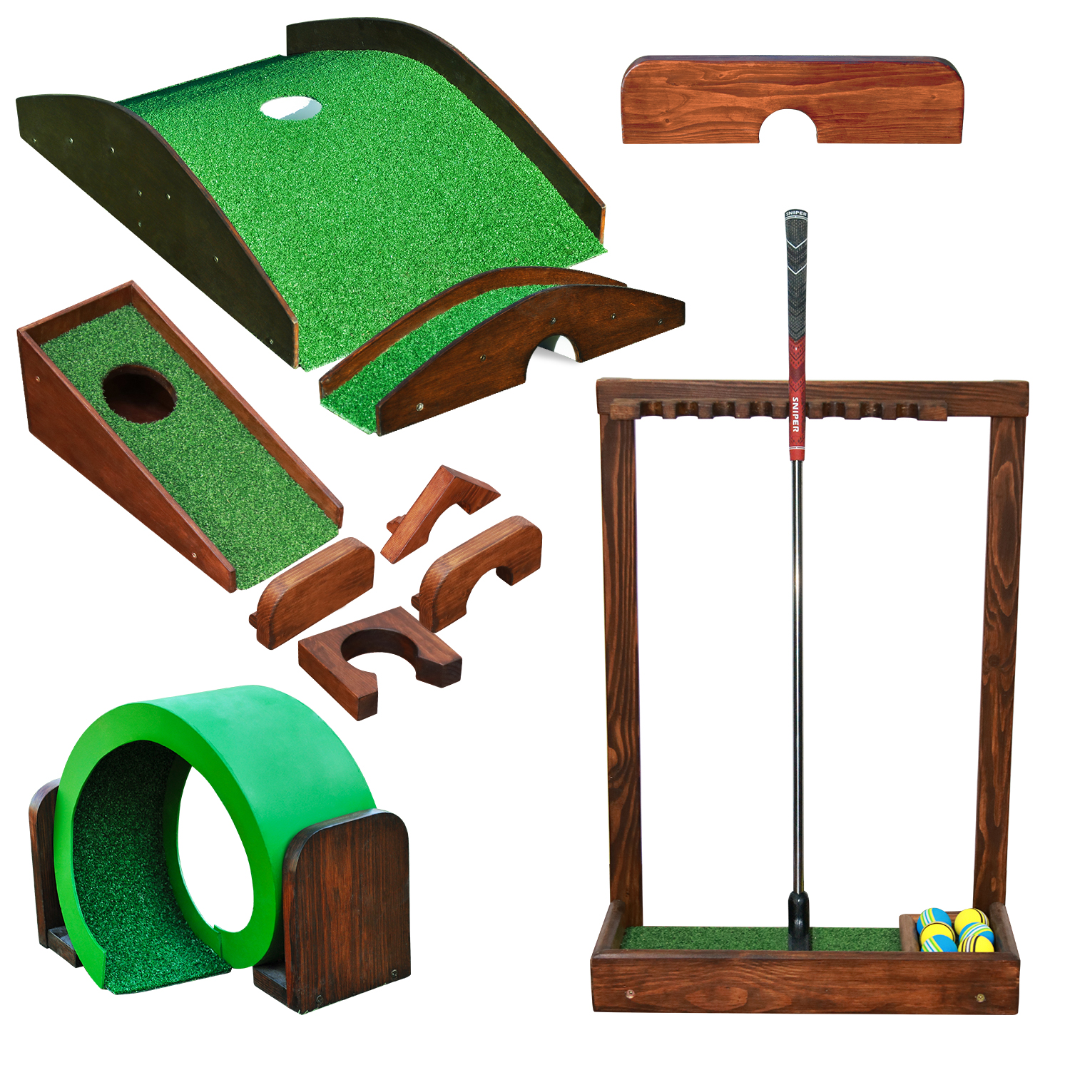 Комплект препятствий для мини-гольфа 1409