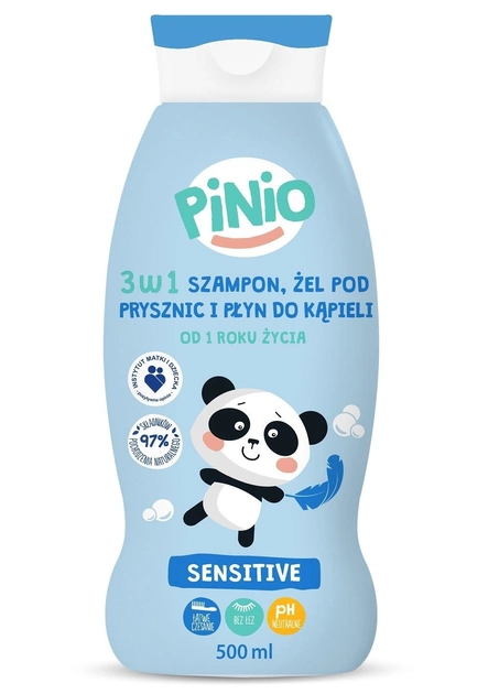 Дитячий шампунь 3в1 Pinio Sensitive 500мл