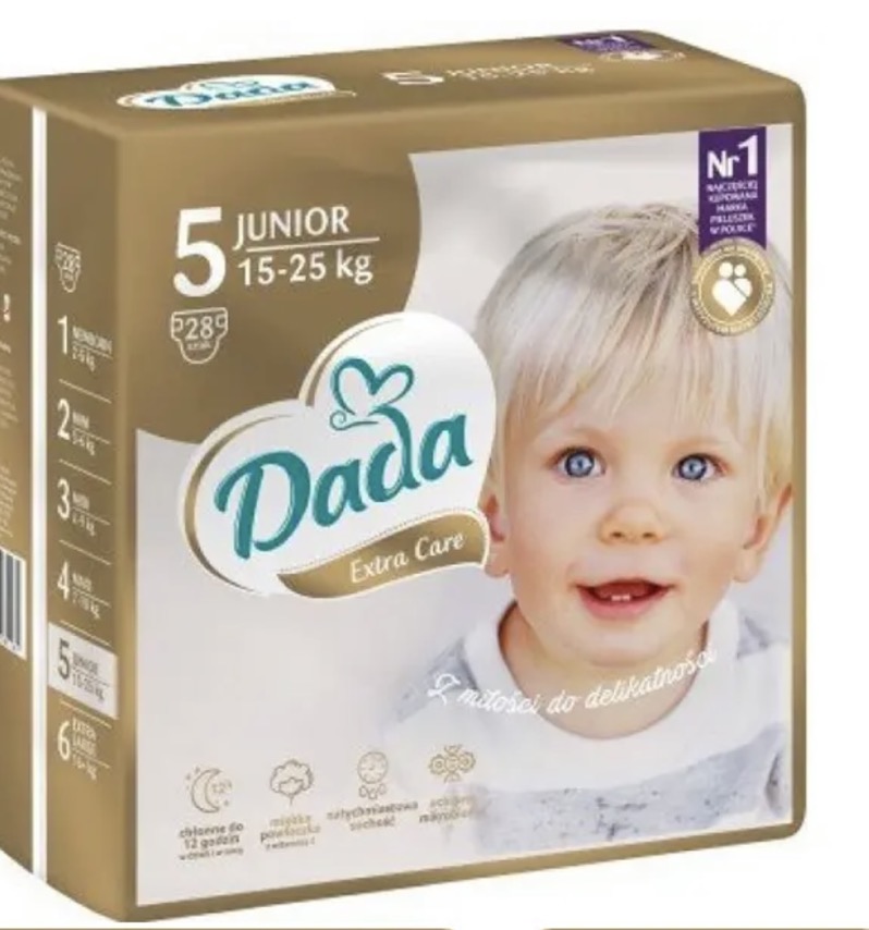 Підгузки Дада Dada Extra Care 5 Junior (15-25 кг), 28 шт