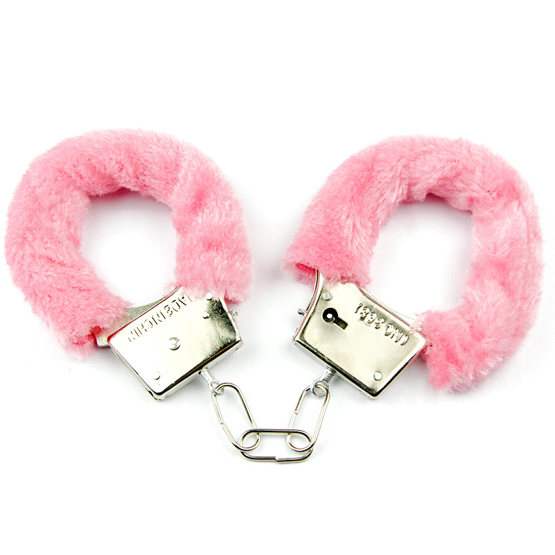 Сексуальні плюшеві наручники (рожевий)