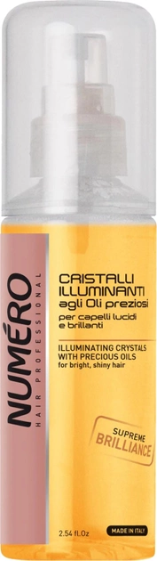 Рідкі кристали Brelil Numero для додання блиску з цінними оліями 75 мл (8011935075027)