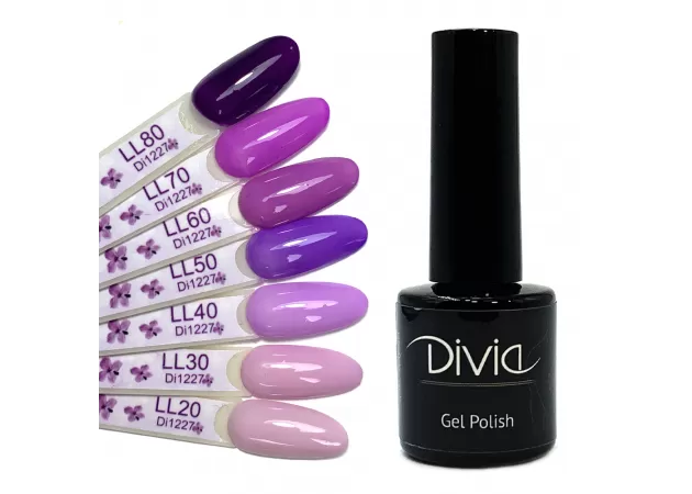 Гель-лак Divia "Lilac" - Di1227 (8 мл)