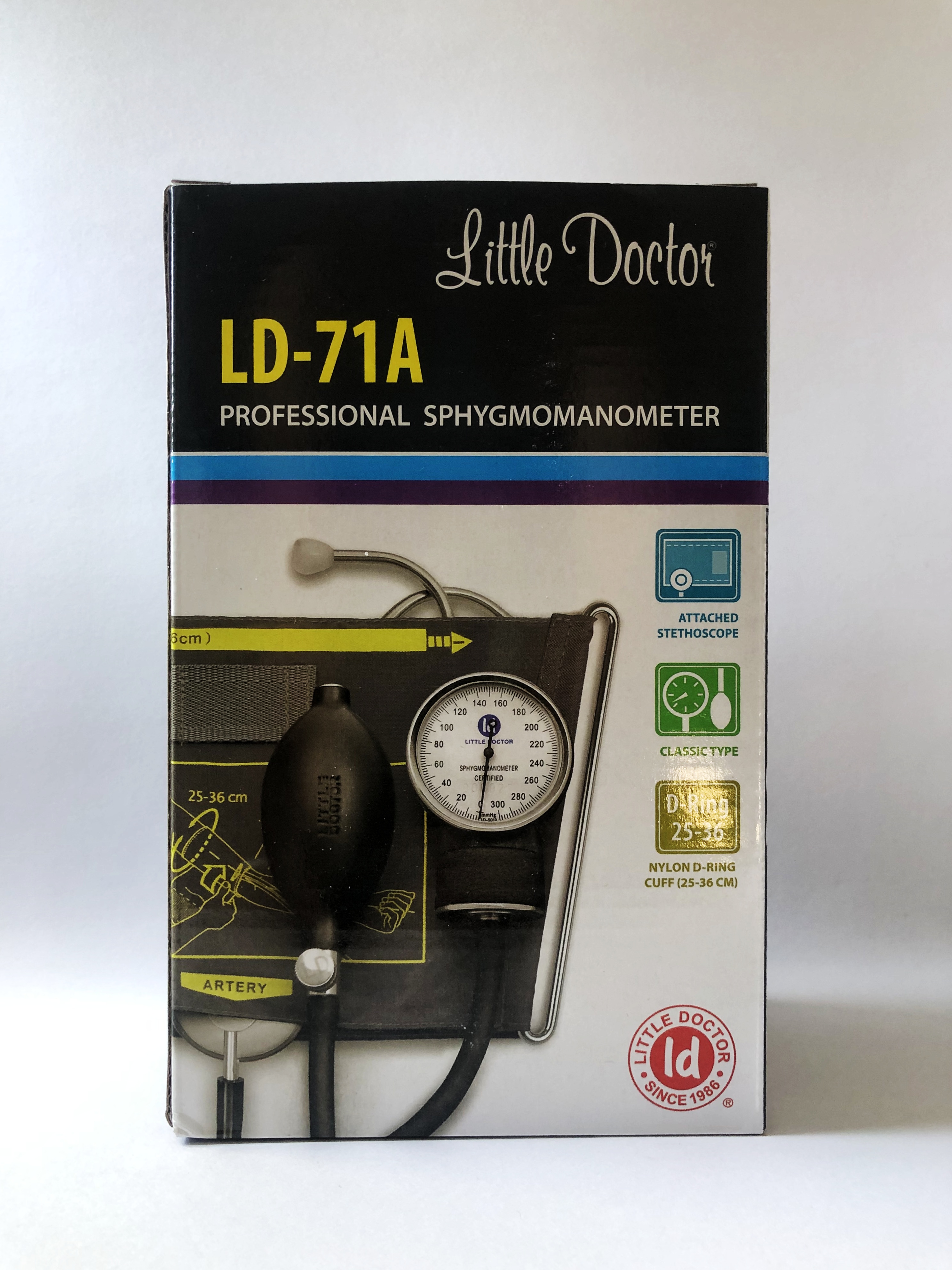 Тонометр Little Doctor LD-71А механічний зі стетоскопом