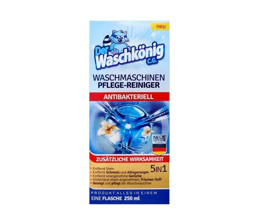 Рідина для чищення пральних машин Der Waschkonig Waschemaschinen Pflege-Reiniger 250 ml