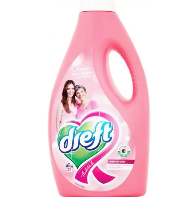 Гель для прання Dreft Pink universal, 1.76 л (32 прання)
