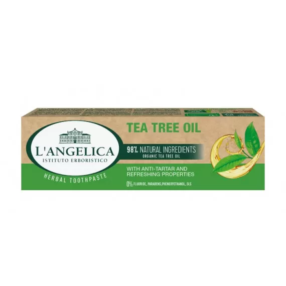 Зубна паста з олією чайного дерева L'angelica, 75 мл