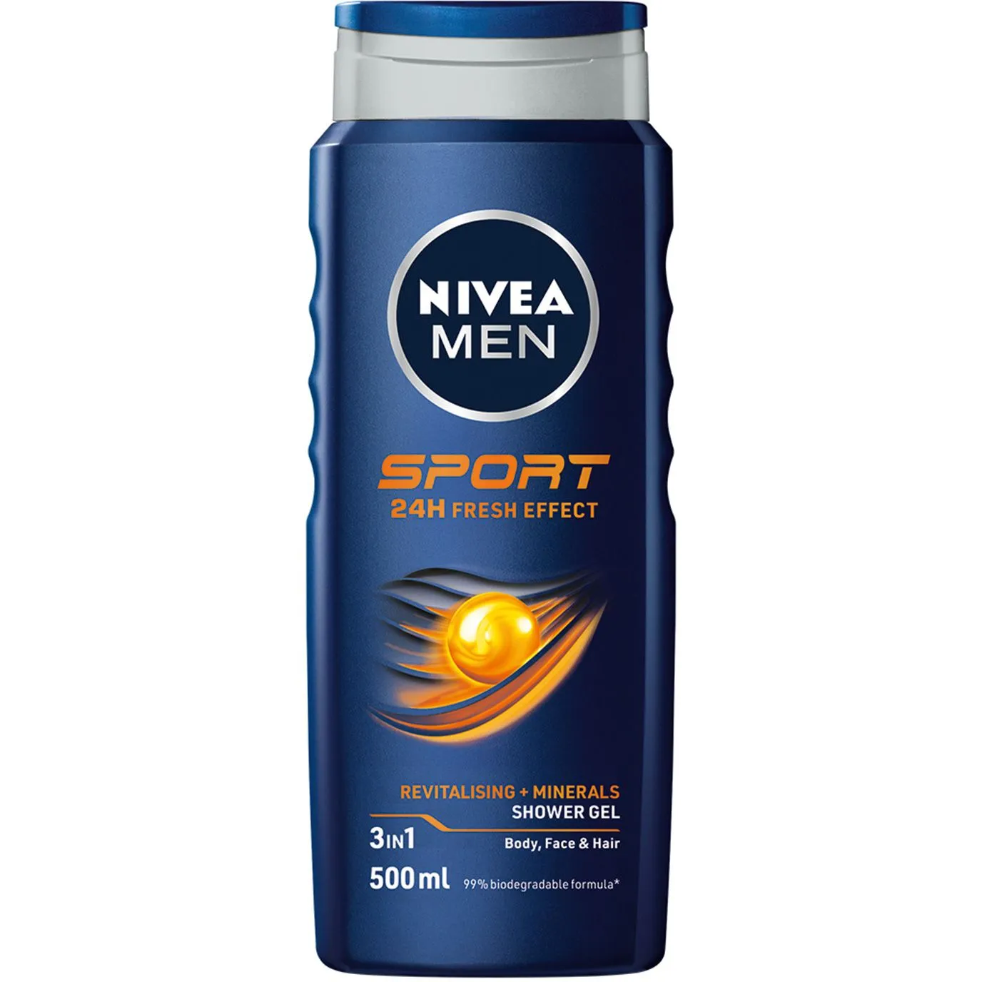 Гель для душу Nivea Men Спорт 3 в 1 для тіла, обличчя та волосся, 500 мл