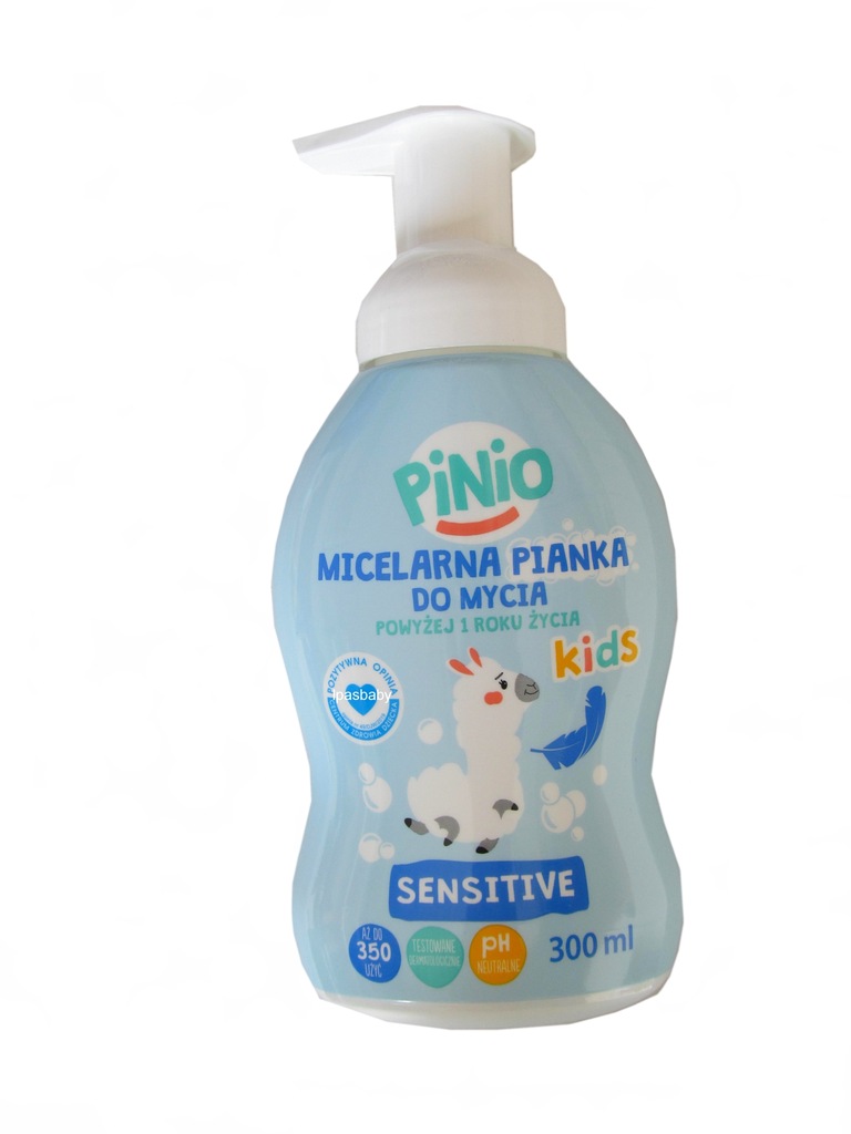 Пінка для вмивання Pinio Kids Sensitive 300 мл
