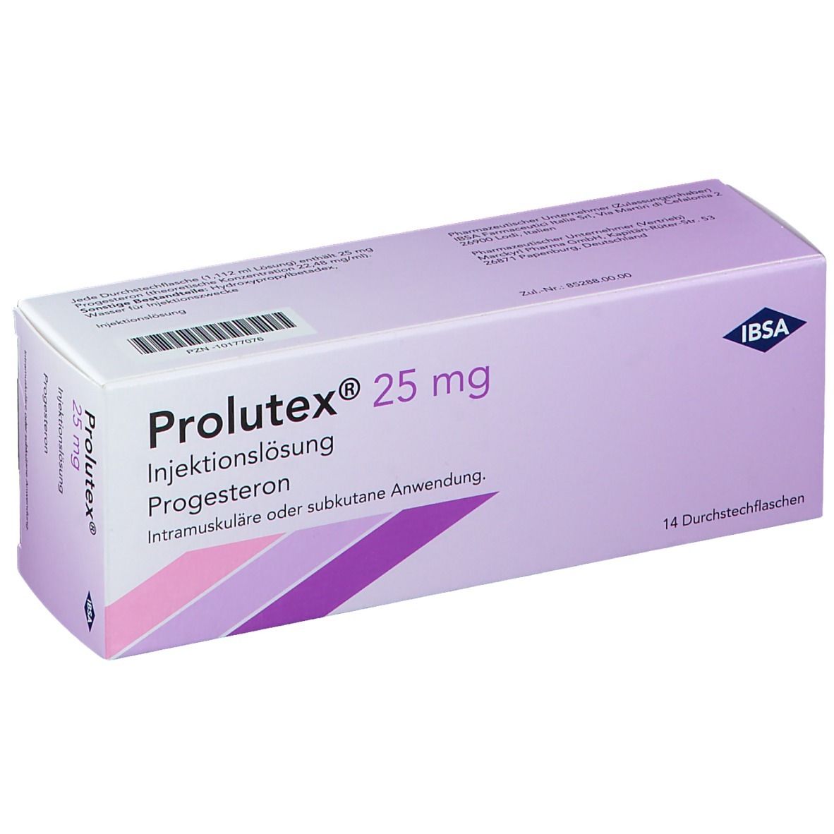 Пролютекс (Прогестерон) 25мг, 7ампул