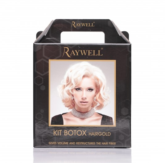 Міні набір для наповнення та зволоження Raywell Botox Hair Gold 24K