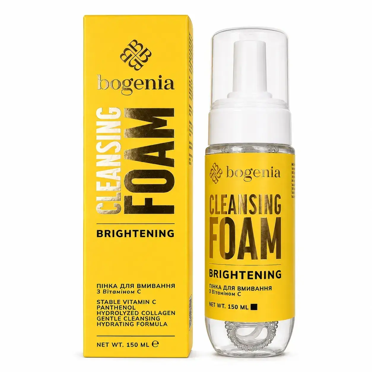Пінка для вмивання Vitamin C Cleansing Foam Bogenia