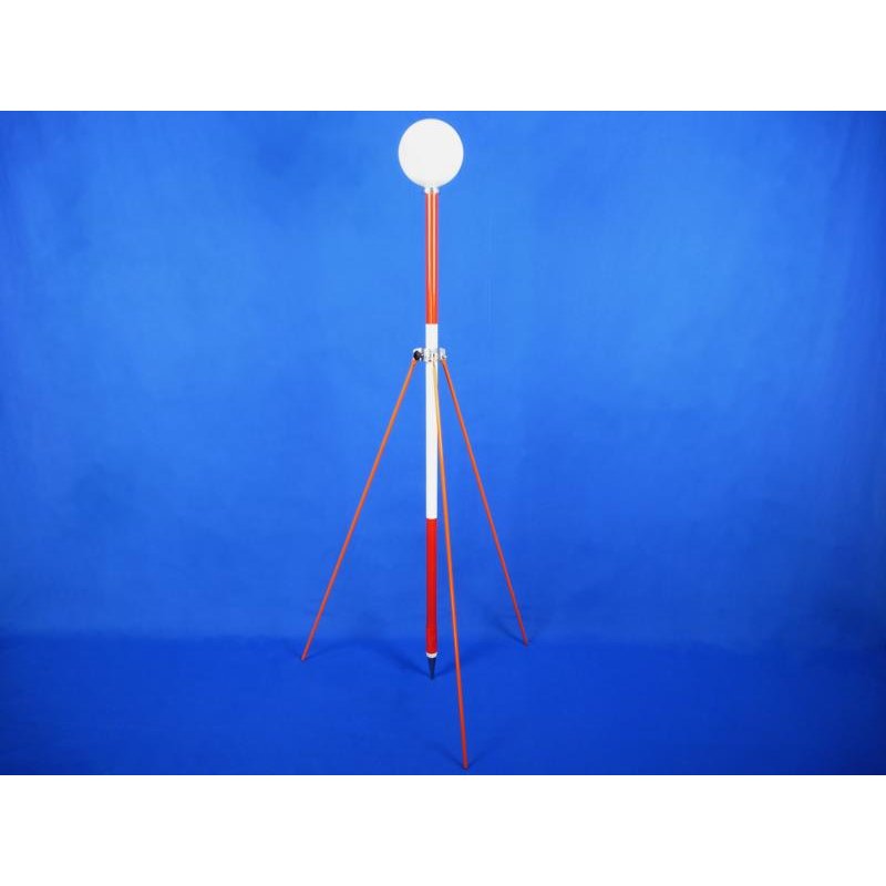 Set consisting of 3 ranging poles with ranging pole strut support