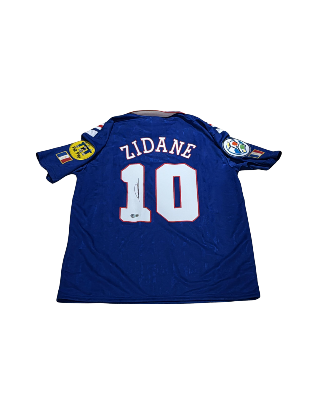 JERSEY ZINEDINE ZIDANE EUROCOPA SIGNED CERTIFICADO BECKETT