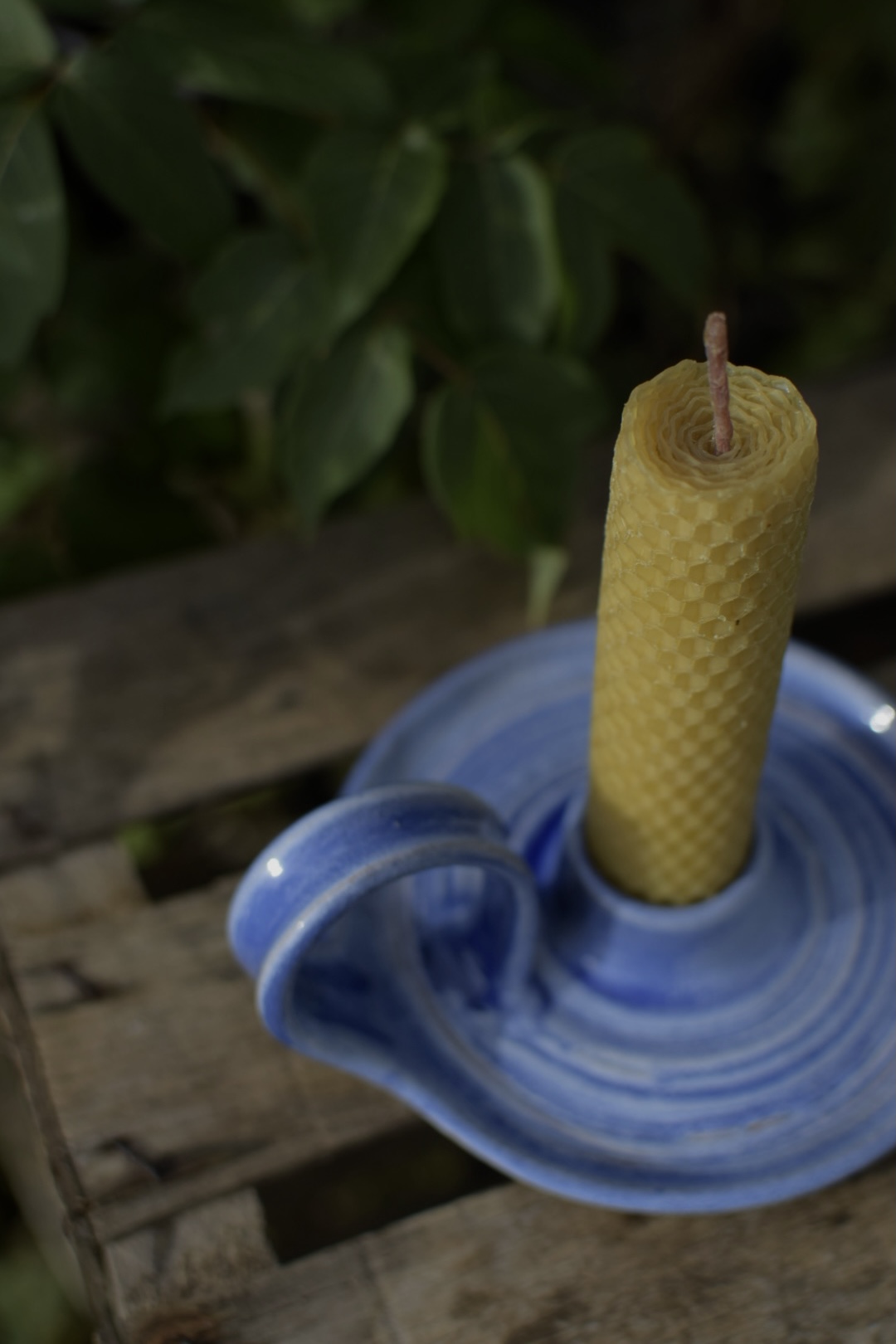 Набір «Свічки медові + свічник»