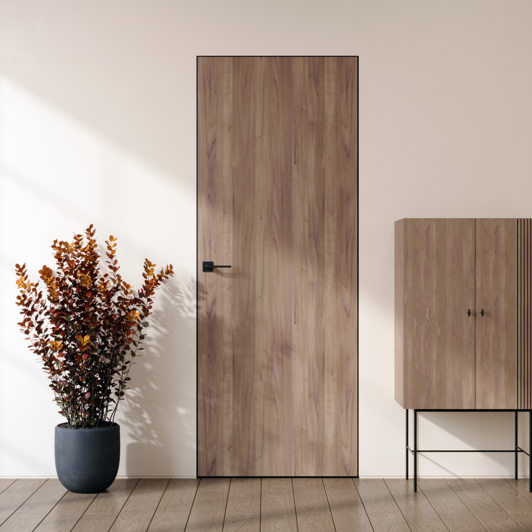 Приховані двері UNI GLASS - ДСП