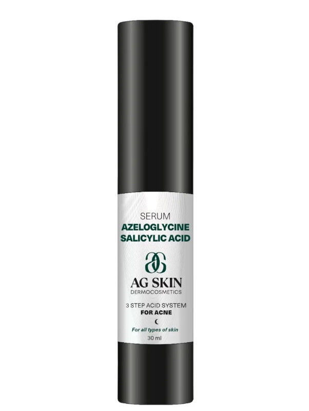 AG SKIN AZELOGLYCINE Salicylic Acid SERUM, 30 ml - Сироватка з 1% інкапсульованого ретинолу