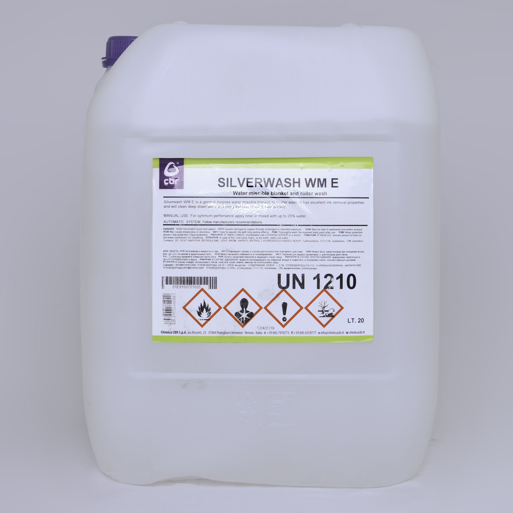 Змивка для полотен і валів Silverwash WME