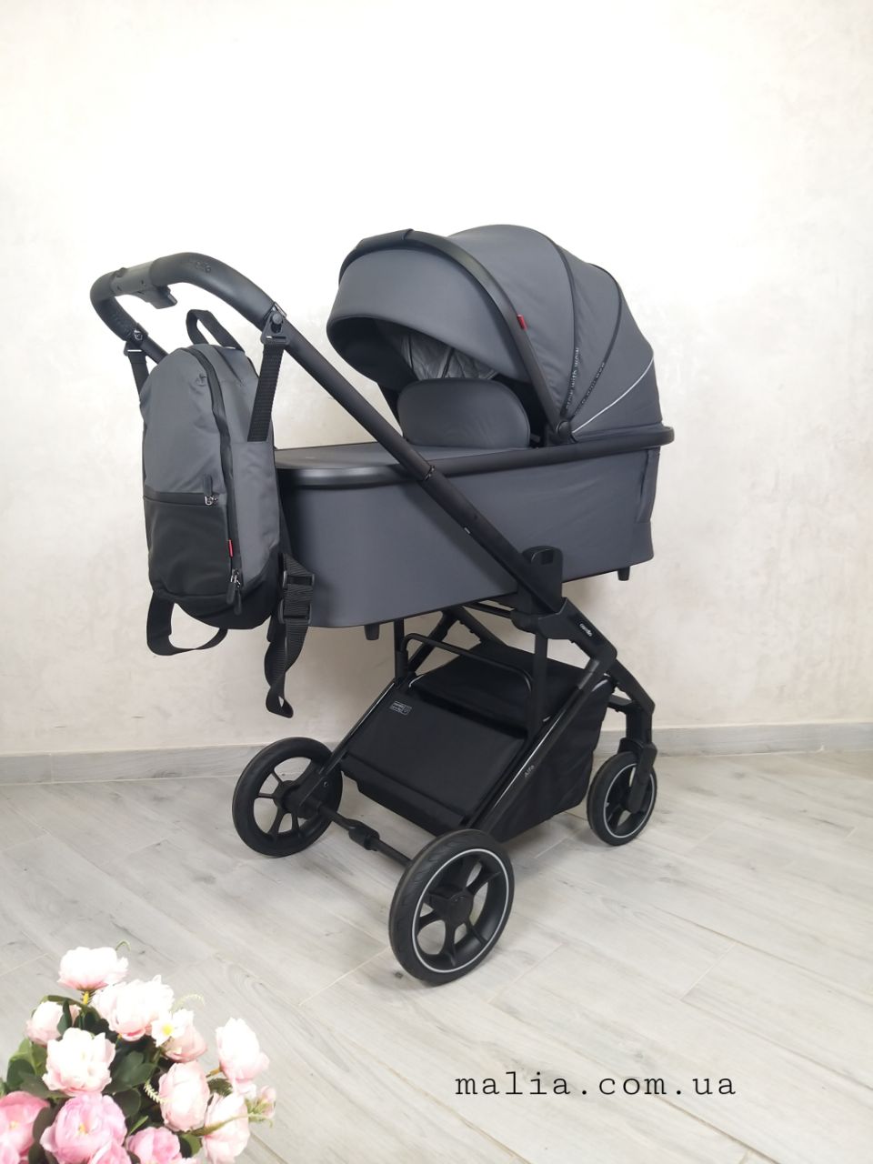 Коляска 3в1 Carrello Alfa+ Graphite Grey