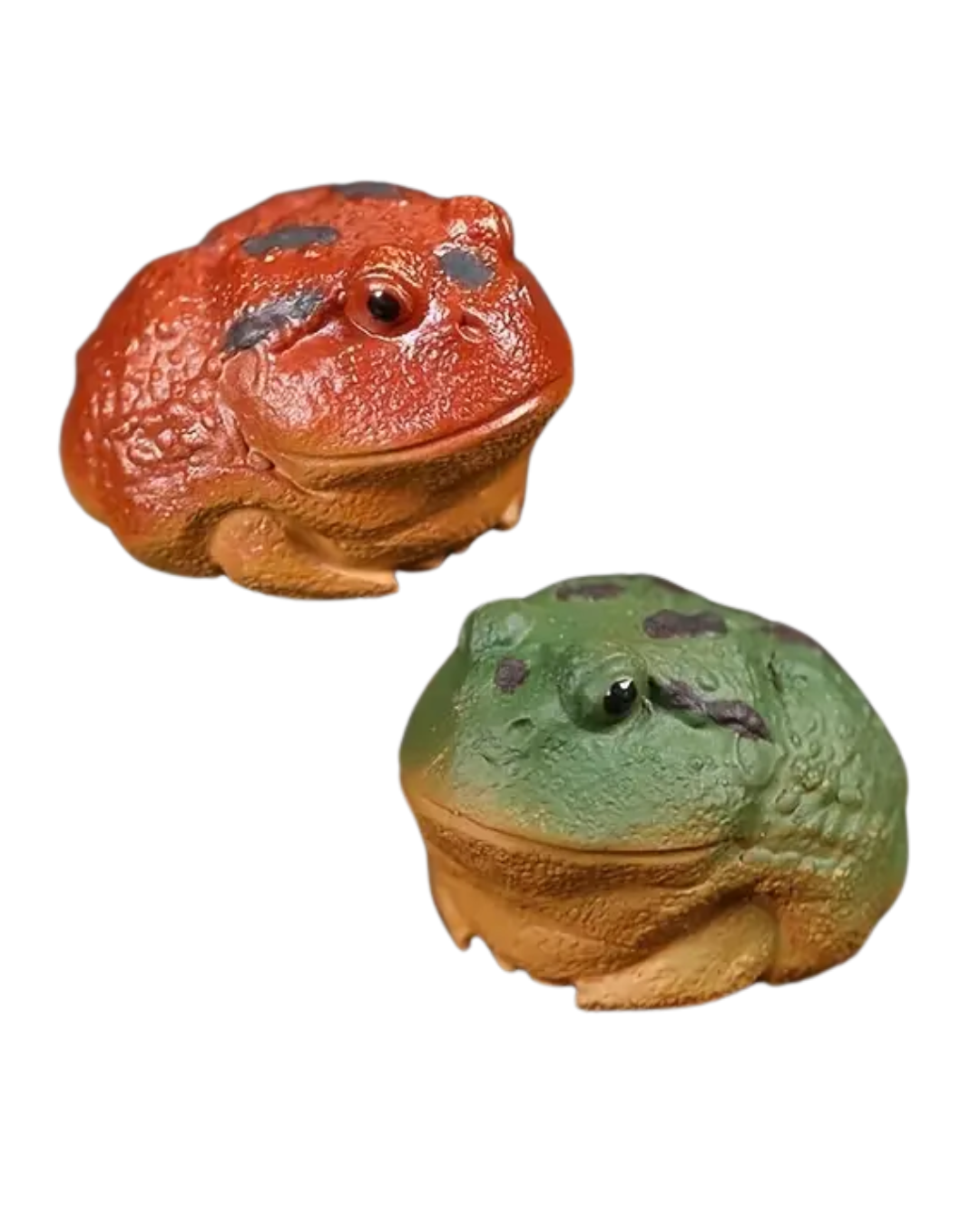 Чайна играчка от глина, жабка.