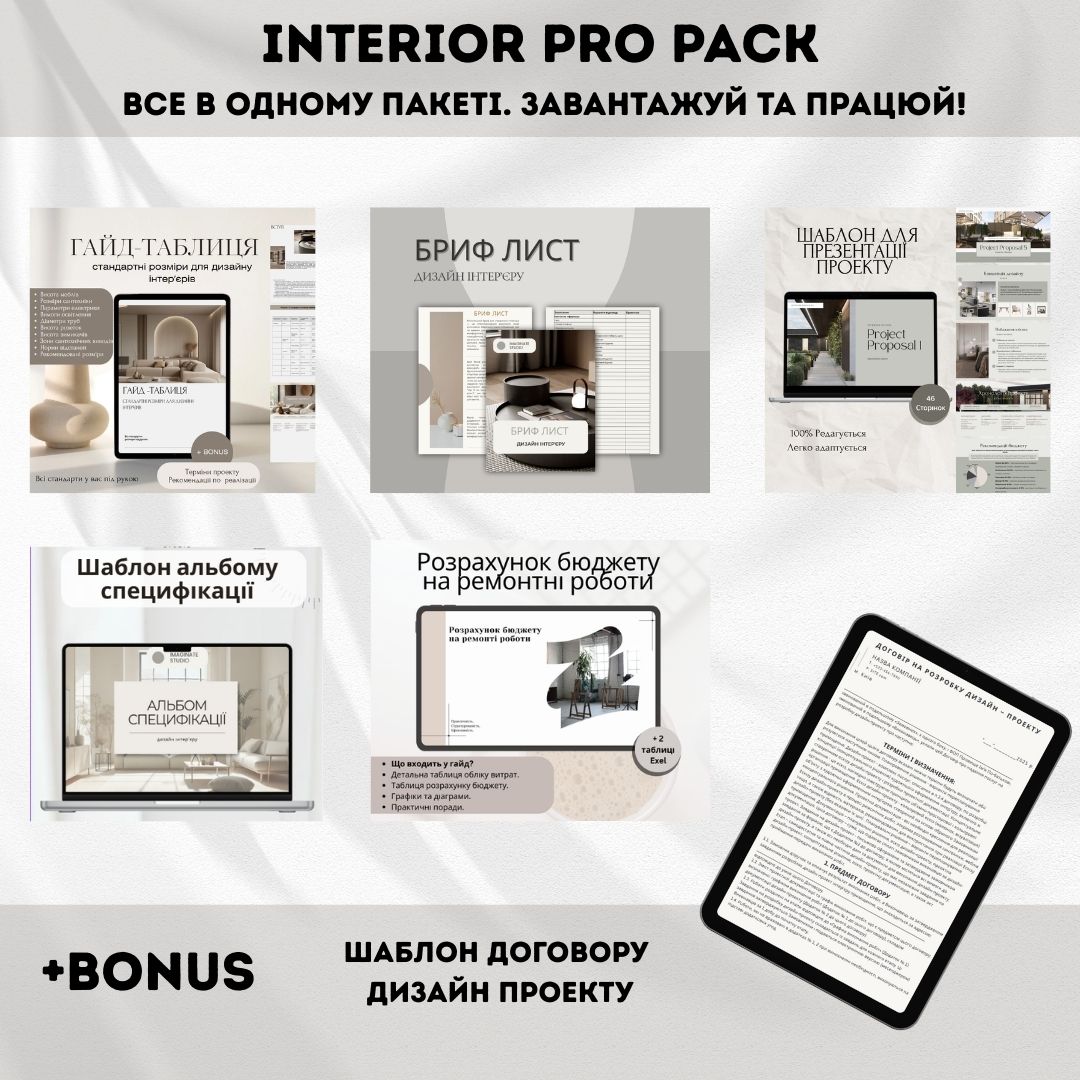 Interior Pro Pack 6 в 1