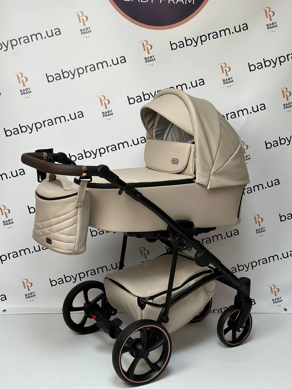 Коляска 2в1 Baby Pram Bailey Premium 2024 Cashemere