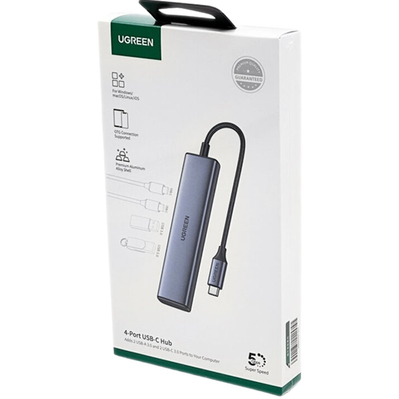USB-хаб UGREEN CM473 4-портовий USB-C