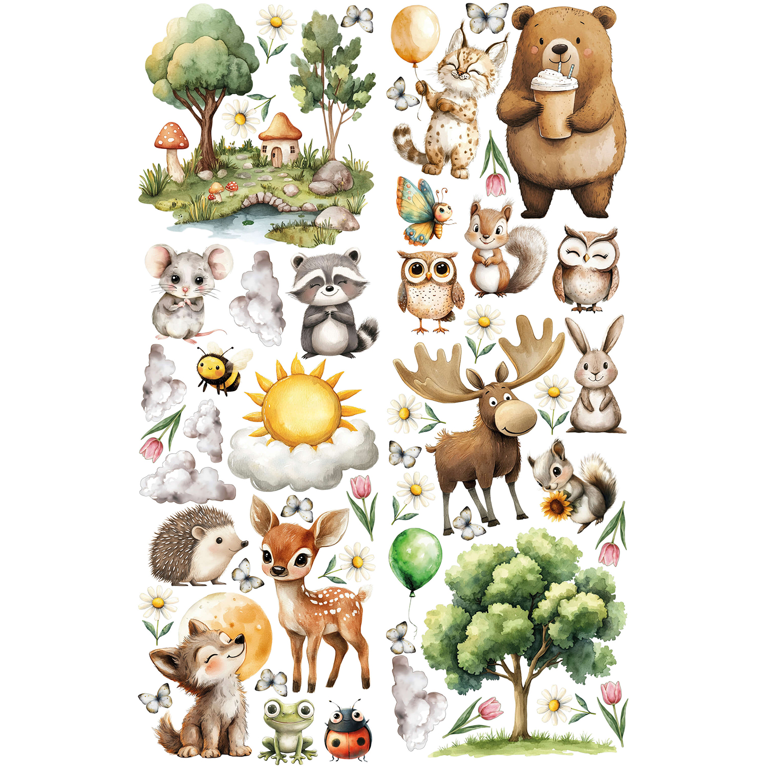 Наліпки "Ліс 54.8"