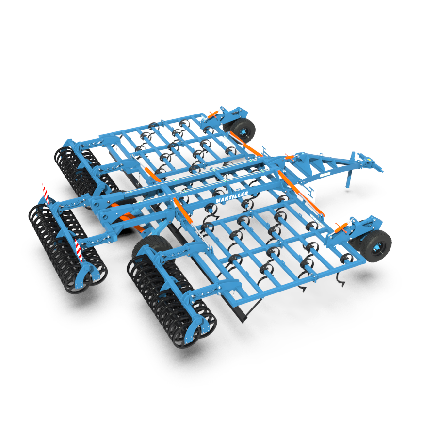 Культиватор MAKTILLER-6 S-подібні стійки подвійний барабан