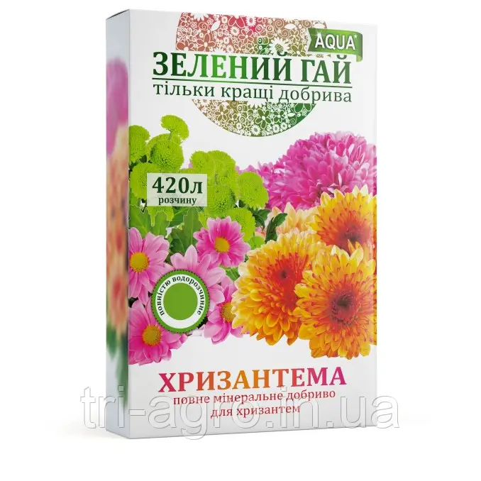 Зелений гай AQUA Хризантема 300 г