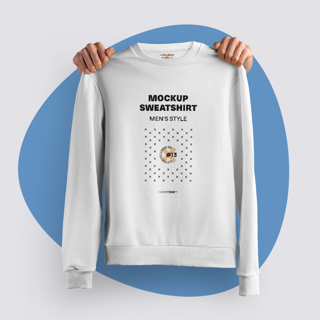 8 Mockups Isolated Sweatshirt