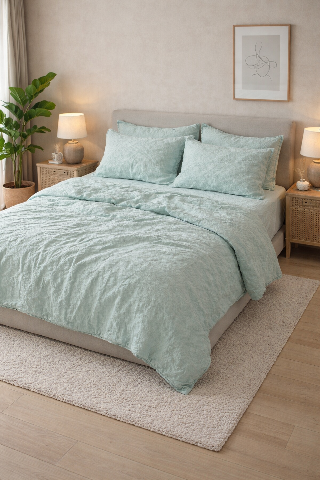 Постільна білизна варена бавовна "Ментол"