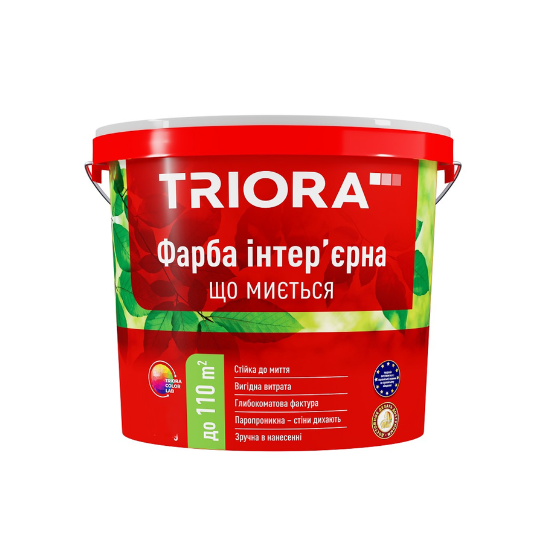 Фарба інтер’єрна TRIORA, що миється, 1.4 кг