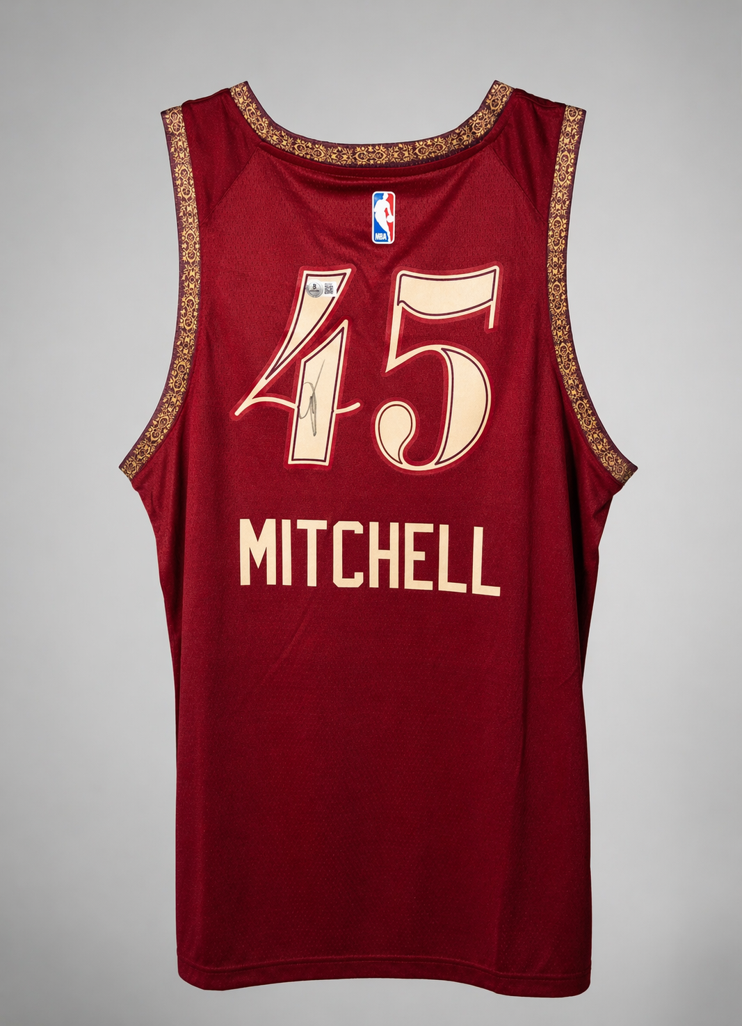 JERSEY DONOVAN MITCHELL SIGNED CERTIFICADO BECKETT