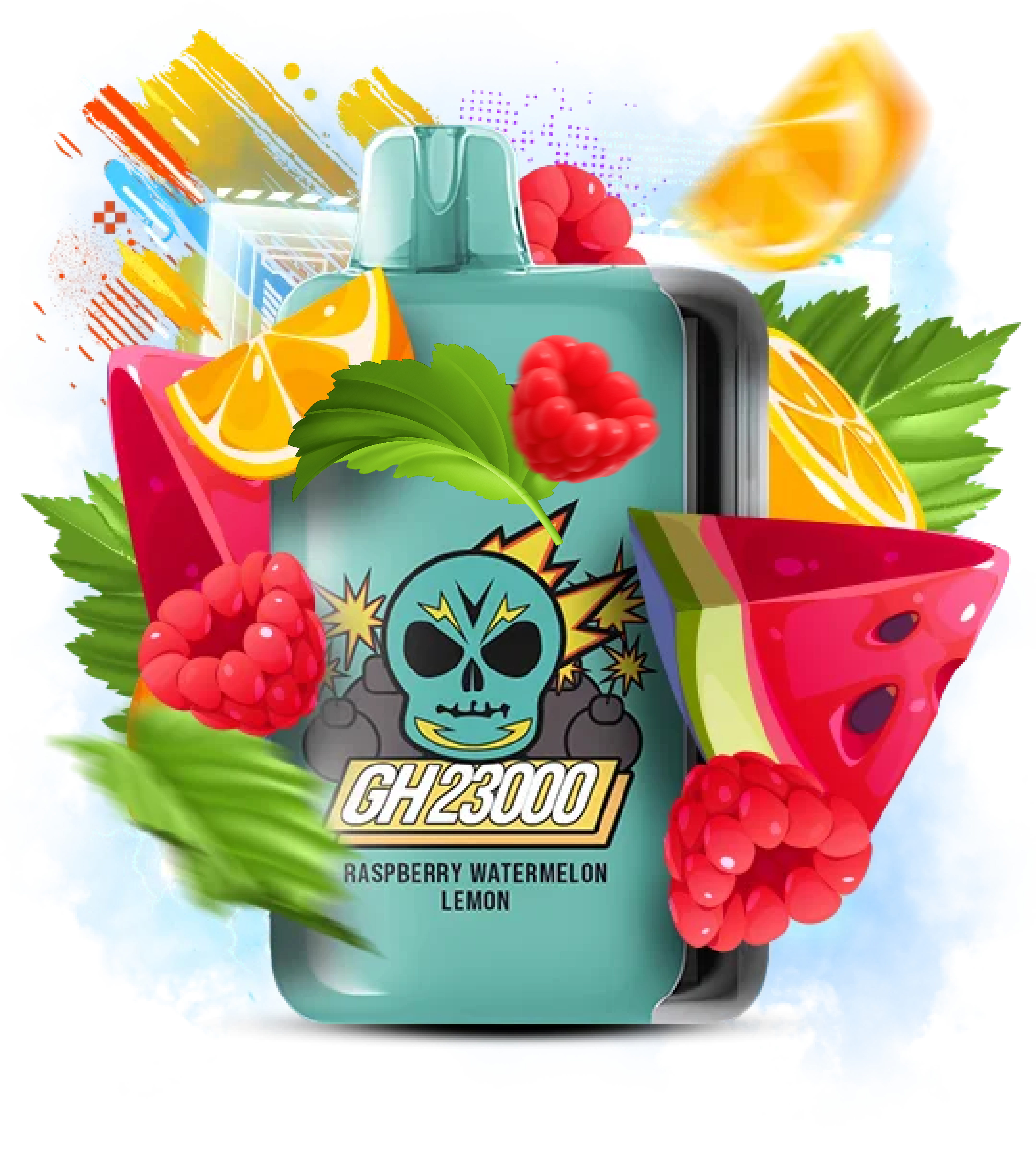 Elf Bar GH23000 Raspberry Watermelon Lemon (Малина Кавун Лимон)