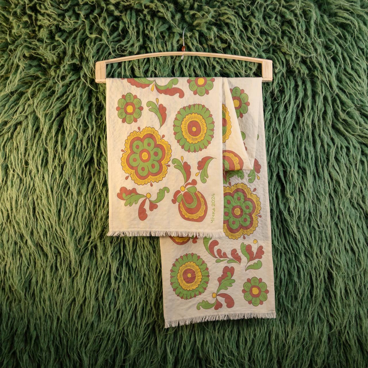 Вовняний шарф, 30*170