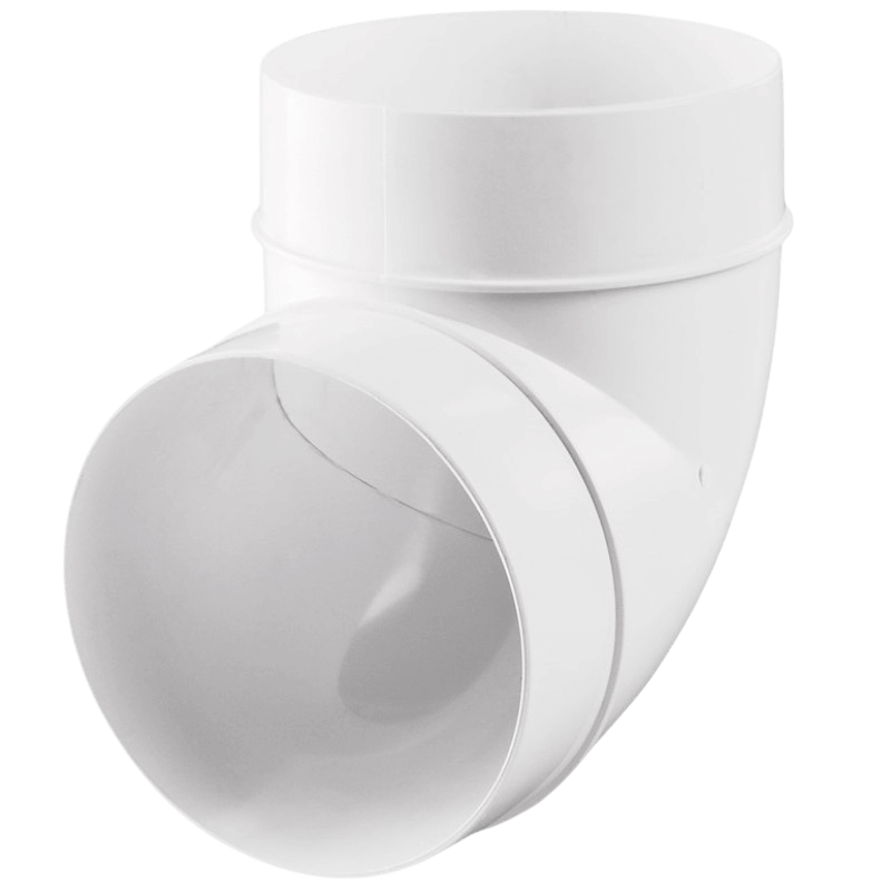 Коліно d100 для круглих каналів ВЕНТС 121