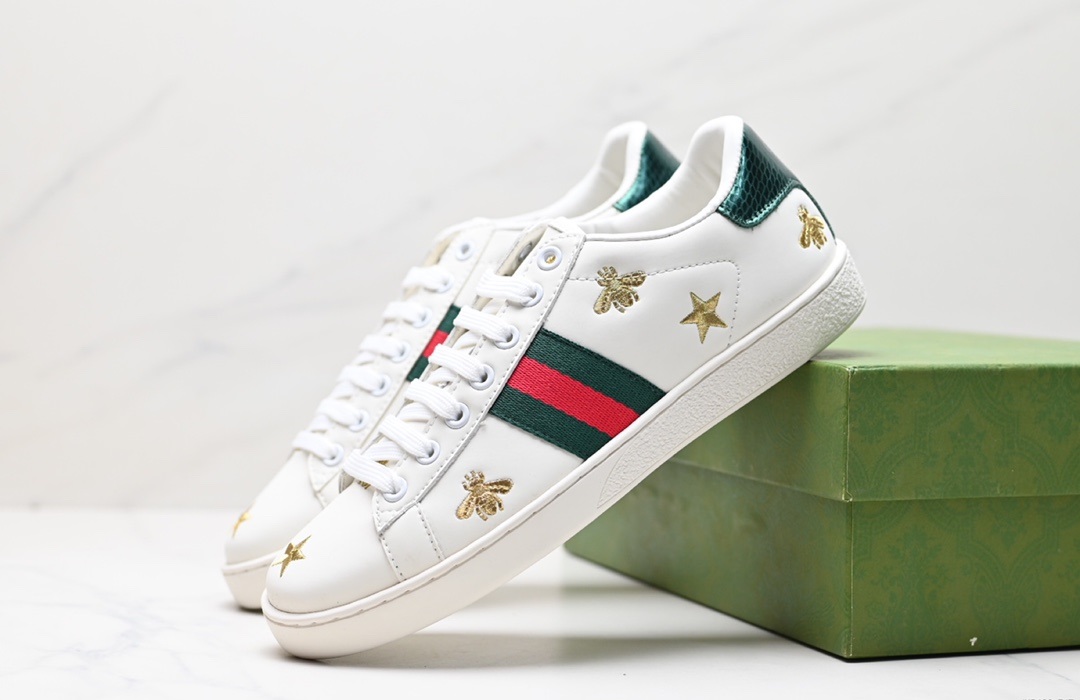 Gucci Screener patent leather trainers