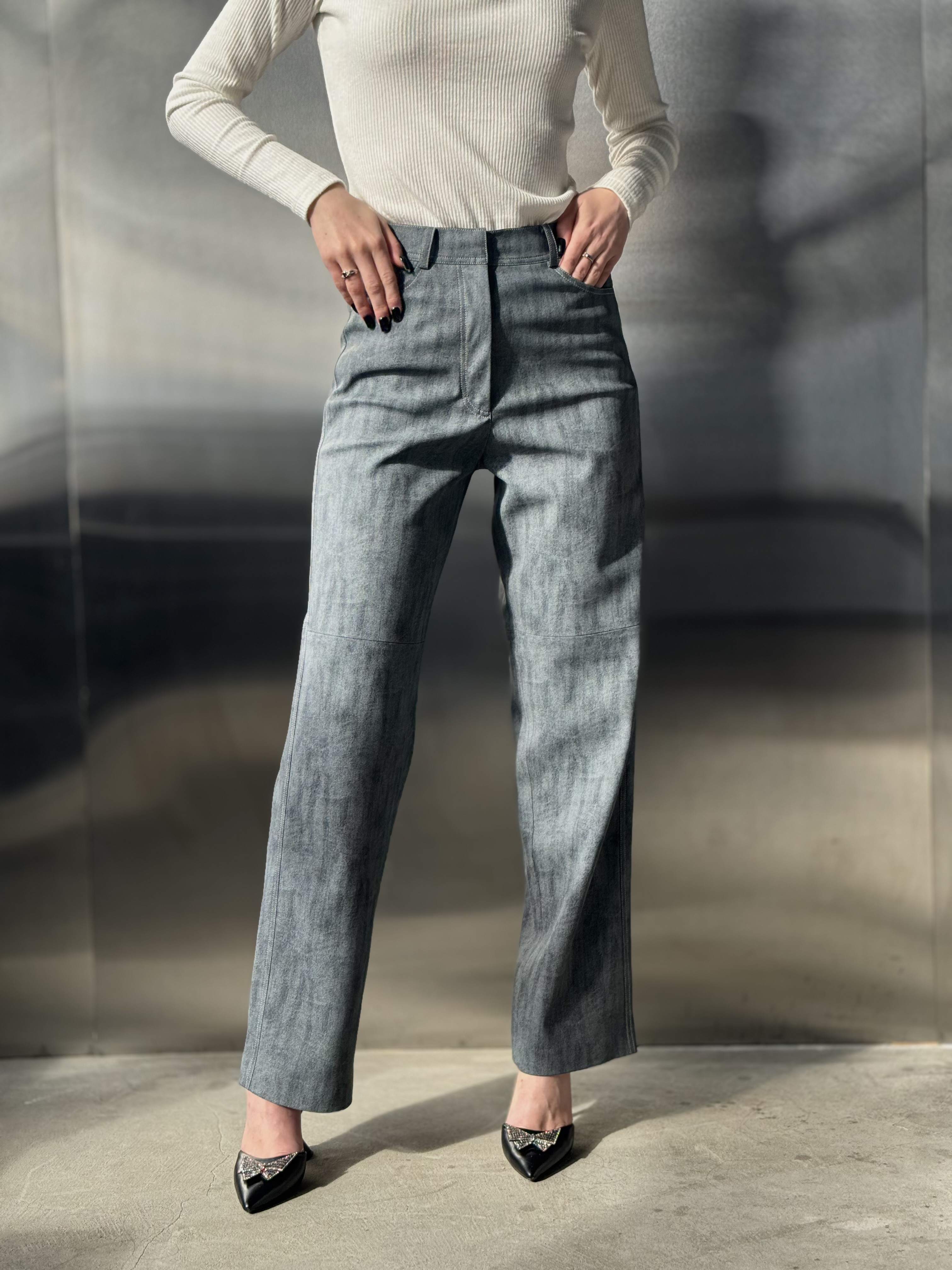 Штани екошкіра Raven