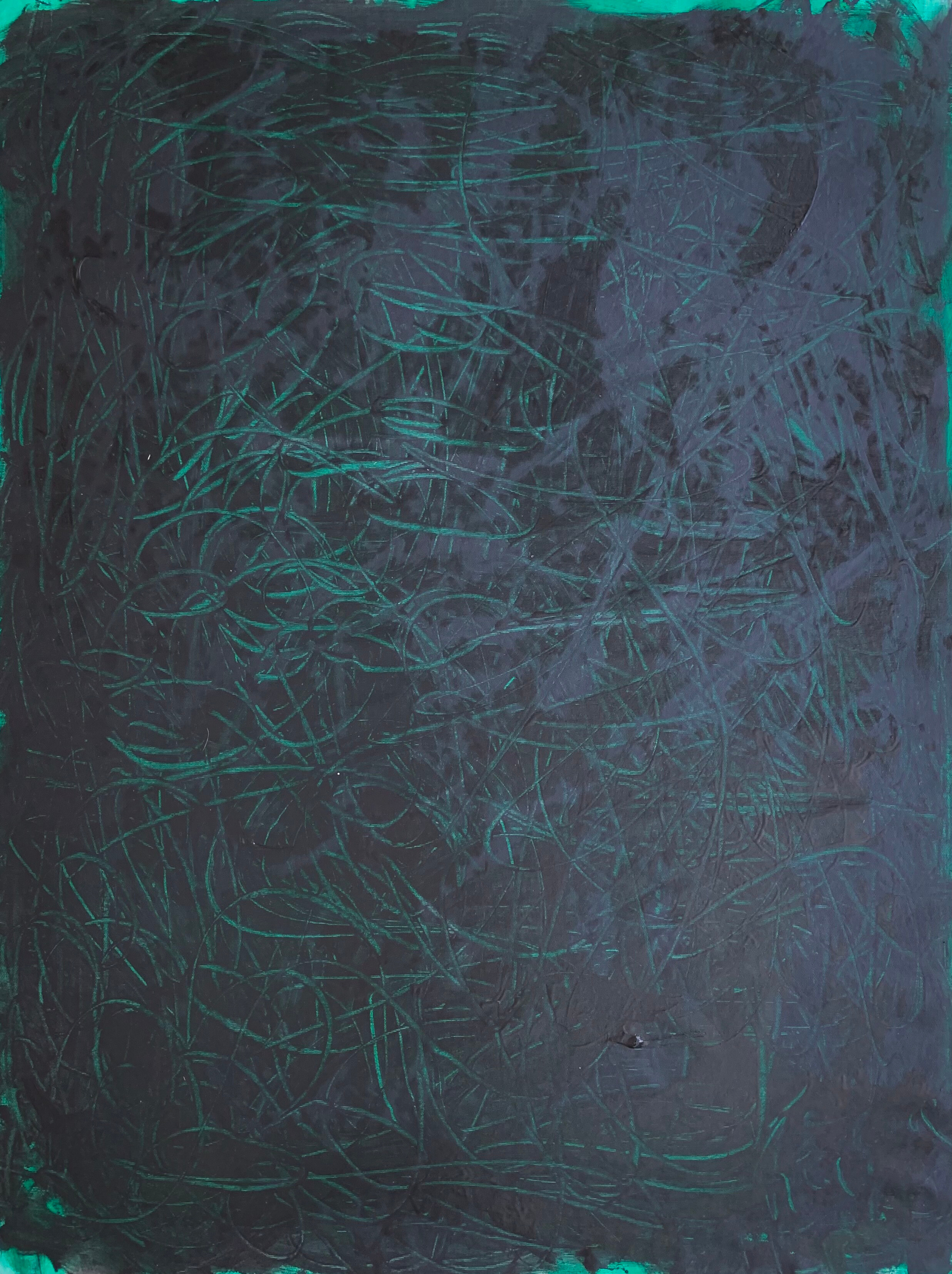 I don`t feel agression-2, 2022, Oil, acrylic on canvas, 100х77 cm
