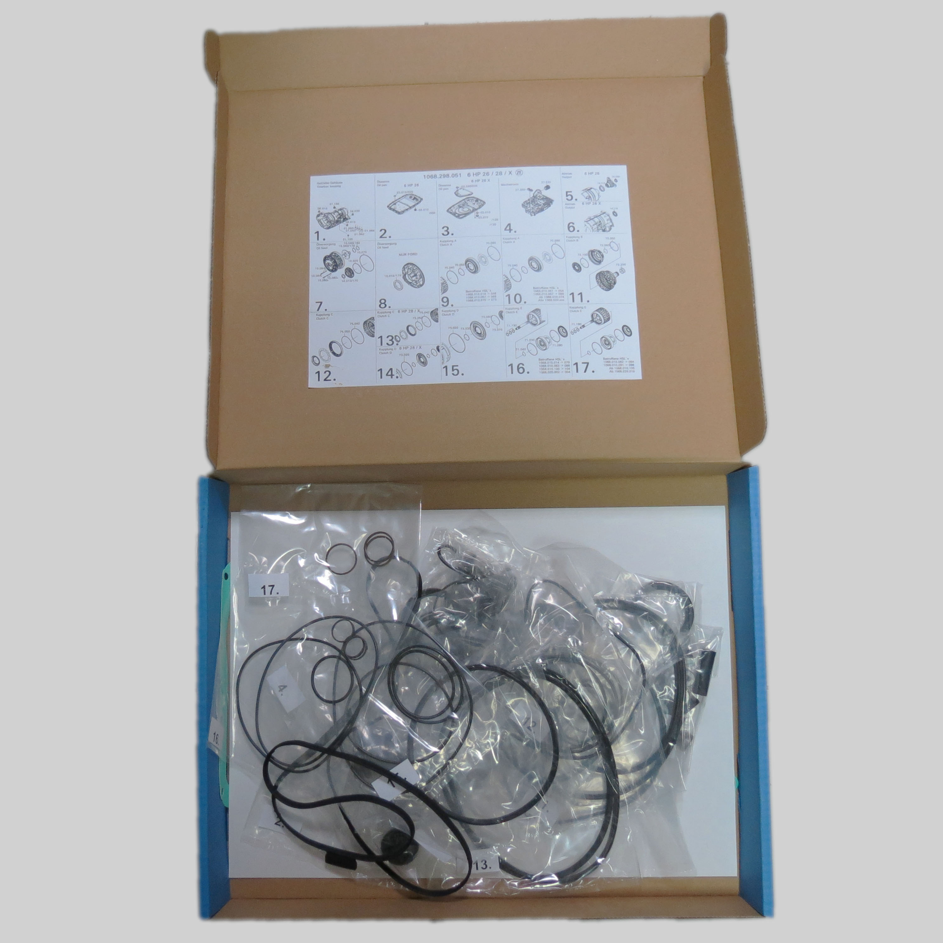 Ремкомплект оверхол ZF 6HP26 6HP28 ORIGINAL
