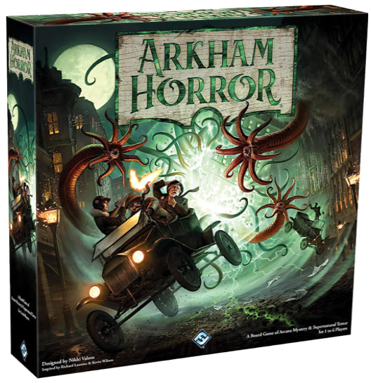 Arkham Horror 3rd Edition , Mystery /Strategy Game | Cooperative Board Game for Adults and Family| Ages 14+ | 1-6 Players | Average Playtime 2-3 Hours | Made by Fantasy Flight Games