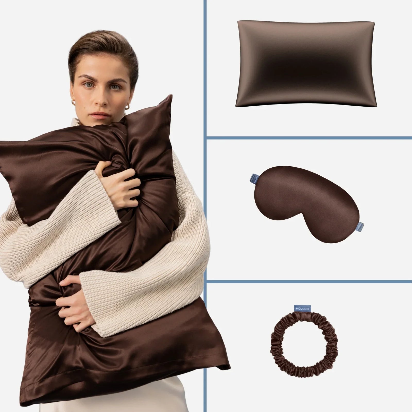 Набір для сну Beauty Sleep Box від Molodo в коричневому кольорі