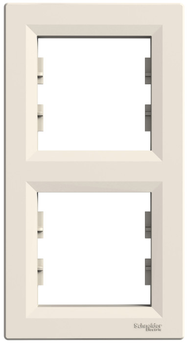 Рамка 2-постова, вертикальна,  Asfora (6 кольорів)