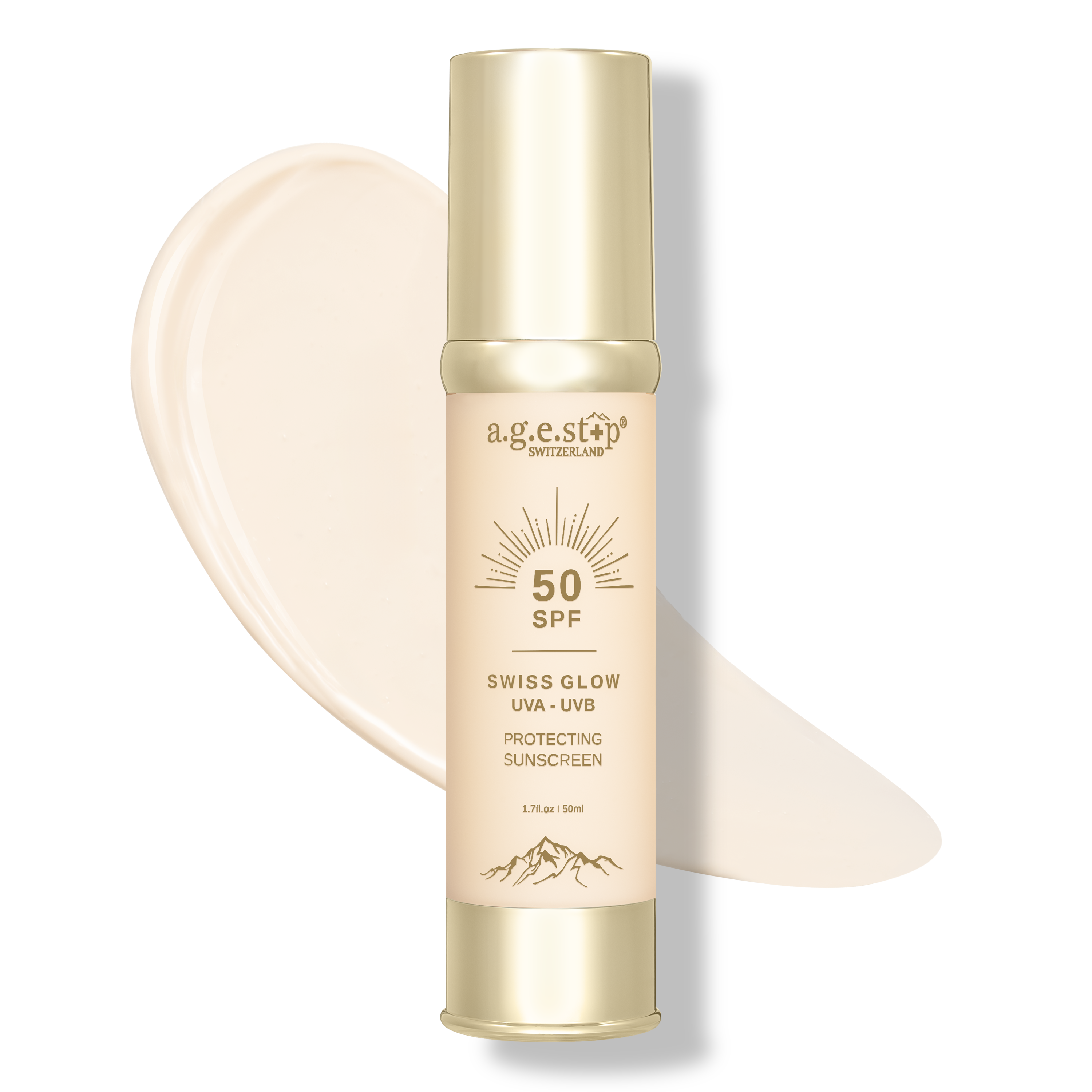 ДЕННИЙ КРЕМ З ЗАХИСТОМ SPF 50 SWISS GLOW PROTECTING SUNSCREEN SPF50