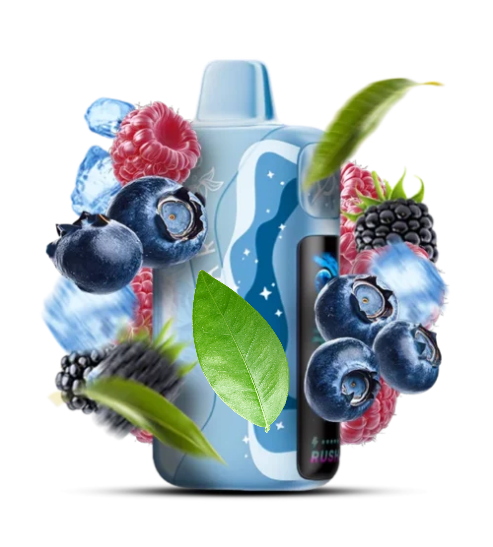 ELF BAR LUSH KING PRO 40000 Blue Razz Ice (Свіжі Ягоди Лід)