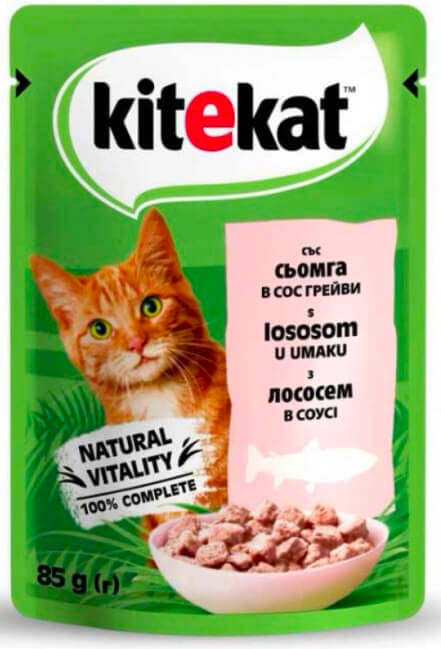 Кітікет  пауч з Лосось в соусі 85г