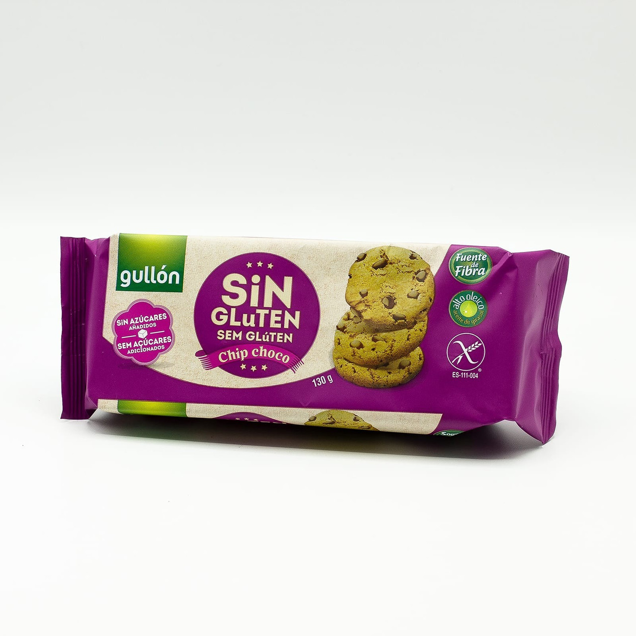 Печиво без глютену без цукру Gullon Chip Choco 130г
