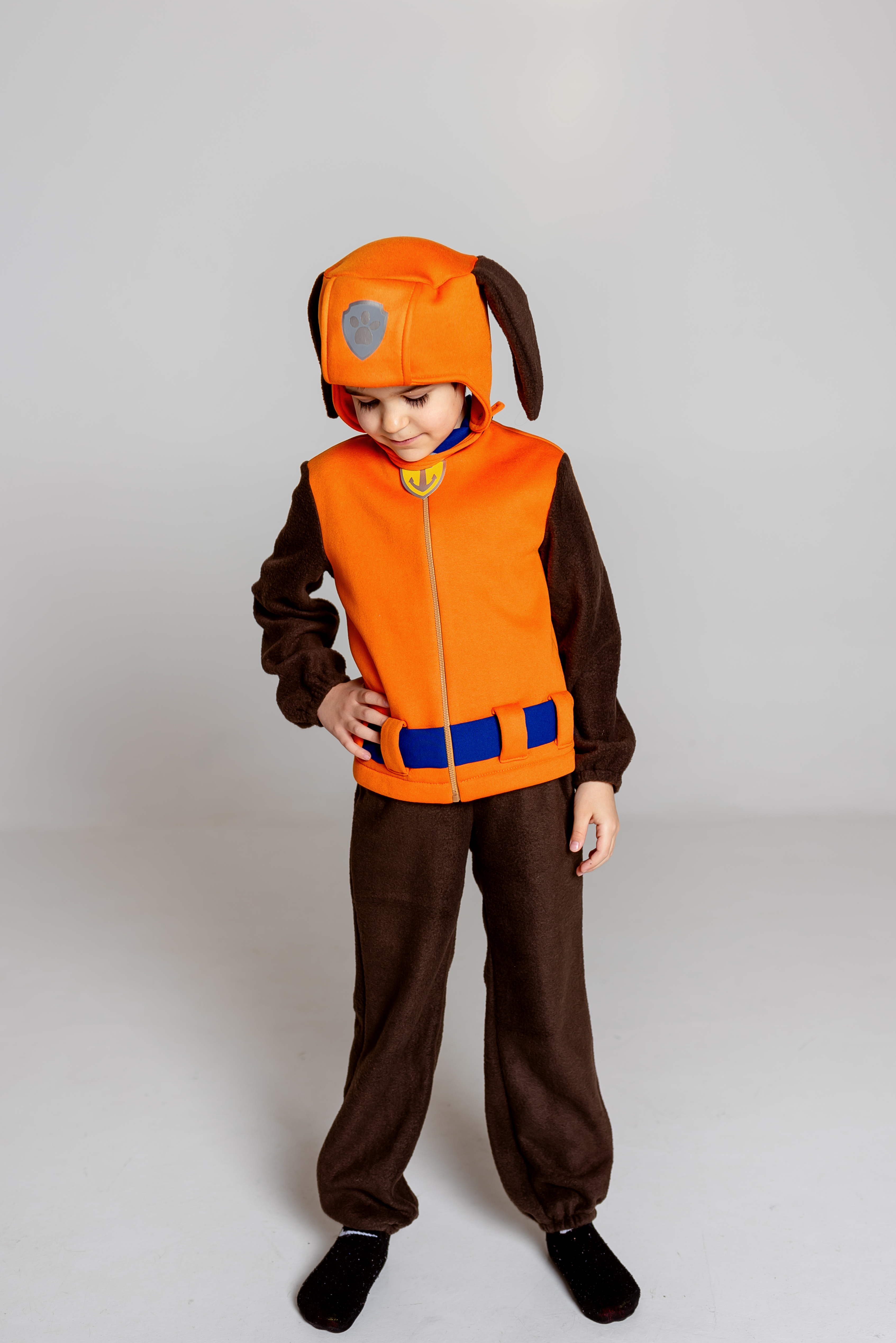 Zuma Puppy Costume from Sashka – Paw Patrol Inspired (Size 3T–8)